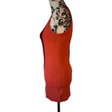 Victoria Beckham Womens Sleeveless Colorblock Tunic Top Size S Violet Pink Red