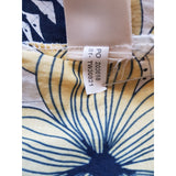 Tommy Bahama White Black Yellow Shirt Size 6