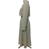 Light Yellow Dress with Cropped Blazer, Size S