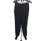 Stella McCartney Black Cuffed Joggers Elastic Waist Trousers Size 40 IT / XS