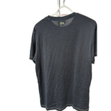 Lacoste 27 Mens Black Big Logo Graphic T-Shirt Crocodile Tee Size L