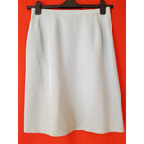Valentino Boutique Light Blue Wool Skirt Suit Size 10