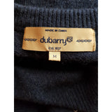 Dubarry Navy Men's Fine Merino Blend Jumper Size M