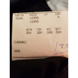 Canali Black Wool Jacket Blazer Size 60R