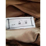 John Charles Light Brown Maxi Dress Size 10 UK 36 EU