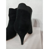 Carvela Black Suede Pointed Toe Chelsea Ankle Boots Slim High Heel Size UK 6