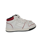 Zara Teen High Top Sneakers White Red Casual Trainers Size 3.5 UK 36 EU