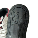 Zara Teen High Top Sneakers White Red Casual Trainers Size 3.5 UK 36 EU