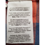 Celtic & Co Women's Blue Terracotta Check Linen Top Size 8