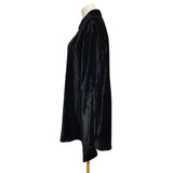 Emporio Armani Men's Black Velour Shirt Size L