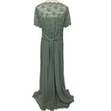 Jolie Moi Green Lace Maxi Dress, Size 18