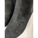 Carvela Black Suede Pointed Toe Chelsea Ankle Boots Slim High Heel Size UK 6