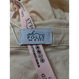 Oh Polly Beige Cotton Shirt Dress, Size 8 / 36