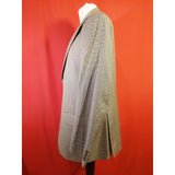 Harrods Knightsbridge Black Beige Mini Check Jacket Blazer Size 56