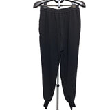 Stella McCartney Black Cuffed Joggers Elastic Waist Trousers Size 40 IT / XS