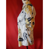 Tommy Bahama White Black Yellow Shirt Size 6