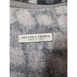 Bottega Veneta Black Grey Pure Wool Dress Size 38 IT / XS