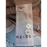 Reiss Light Womens Blue Red White Dress Size 8