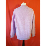 William Grabtree & Sons Lilac Pure New Wool Jumper Size 40 / M