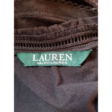 Lauren Ralph Lauren Women's Black Top Size 10