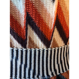 Missoni Black White Brown Long Wool Blend Dress Size 44 EU / L RRP £1,020