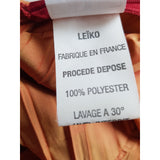 LEÌKO Terracotta Long Skirt Size 12 Made in France