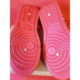 Supermade Off Brand Heart #444x White Red Sneakers Size 10 UK 44EU.