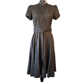 Betty Jackson Black Womens Grey Dress Size 10