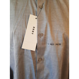 DKNY Men's Grey Formal Shirt, Size 16.5 / L