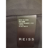 Reiss Black Grey Floral Print Skirt Size UK 8