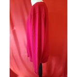 Jaeger Red Men's Wool Cashmere Jumper Size XL