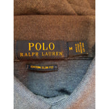 Polo Ralph Lauren Men's Navy Slim Fit Long Sleeve Polo Shirt Size M