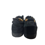 Christian Louboutin Louis Junior Spikes Suede Low-Top Sneakers (Black) Size 7
