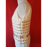 Carolina Herrera Women's Gold Top Size 12 UK 40 EU