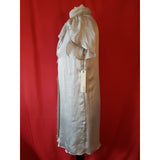 Mint Jodi Arnold Light Grey 100% Silk Dress Size 4 US 8 UK