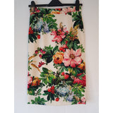 Dolce & Gabbana White Floral Print Skirt Size 40 IT 8 UK