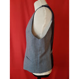 House of Cavani Men's Light Blue 3 Piece Wool Blend Suit Size UK 34R EU 44R.