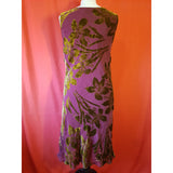 Marks & Spencer Mulberry Floral Print Dress Size 12