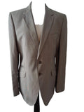 PS Paul Smith Mens Grey Pinstripe 100% Wool Blazer Suit Jacket Size 42 R