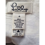 Lilly Pulitzer White Blue Cotton Skirt Size 4 / S