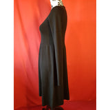 DKNY Black 100% Wool Dress Size  P / S