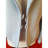 Valentino Boutique Light Blue Wool Skirt Suit Size 10