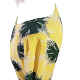 Essential Antwerp Yellow Green Floral Dress with Pockets Size EU 40 UK 12