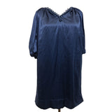 3.1 Phillip Lim Navy Pure Silk Dress Size 0 / 4 UK / XS