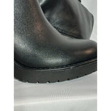 Graceland Womens Black Knee High Boots Chunky Block Heel Platform size5.5