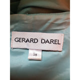 Gerard Darel Light Blue 100% Silk Dress and Blazer Size 10 UK 38 EU.