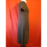 Transit Par Such Black Grey Wool Blend Dress Size 2 / XS.