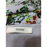 Erdem Floral Print Pure Silk  Bridget Skirt Size 10 UK