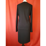 Paul Smith Black White Floral Print Dress Size M.