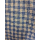 William Crabtree Mens Blue White Check Shirt Size 15.5